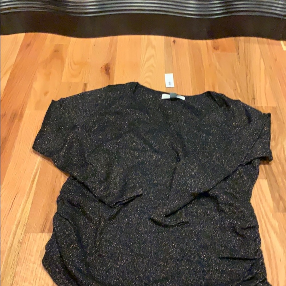New with tags - black and gold Maternity sweater
